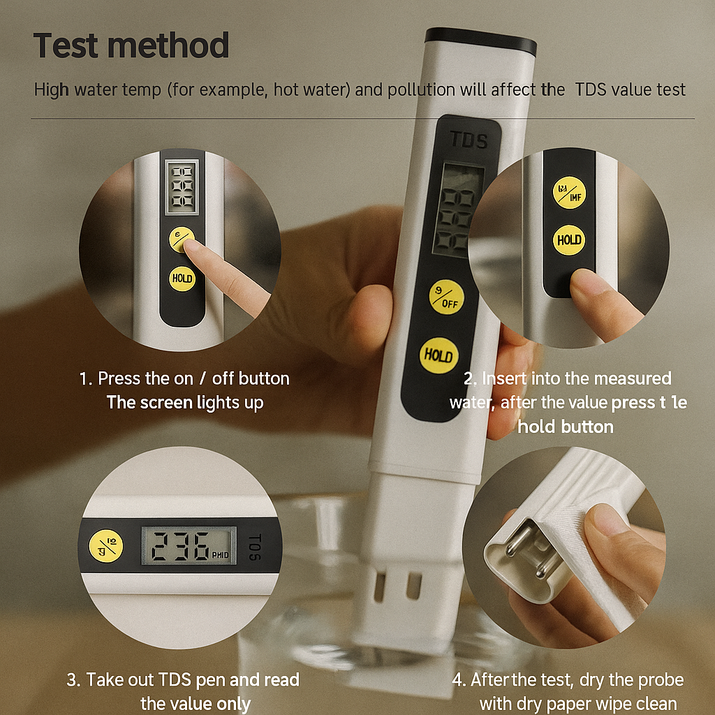 Water TDS Meter Tester